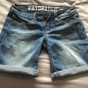 Midi Jean Shorts
